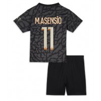 Dětský Fotbalový dres Paris Saint-Germain Marco Asensio #11 2023-24 Třetí Krátký Rukáv (+ trenýrky)
